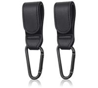 CutitiUU Lot de 2 clips pour sac à langer et landau, crochet spécialisé pour poussette, capacité de charge de 5 kg, accessoires universels pour poussette, crochets pour sac à langer, courses