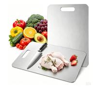 Cutium Planche à Découper en Titane 34x23 cm, Durable & Hygiénique
