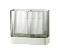 Cutlery Holder Drain Rack 16cm Ventilated Tray(Green) | Holds 10 utensils, ventilated bottom tray, prevents water pooling, keeps tools dry and hygienic