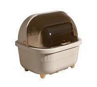Cutlery Storage Box - Utensils Drainer Organizer, Portable Dish Drying Rack,Dustproof Cover Guard | Secure Shielding Shell, Apartment RV Dorm Kitchen Home Restaurant Bowl Chopstick Countertop Holder