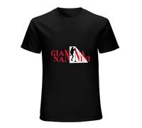 CUTLERY SUIT Men's Nannini Gianna Logo Regular Fit T Shirt Black XL