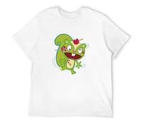 CUTLERY SUIT Men's Nutty Happy Tree Friends T-Shirt White XL