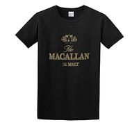 CUTLERY SUIT The Macallan Est 1824 The Malt Scotch WhiskyMen's Cotton Shirt Black XL
