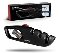 CUTMORE ProSharp Aiguiseur de couteaux d'angle réglable pour couteaux | Aiguiseur diamant pour couteaux damassés, couteau de cuisine, hachette, couteau à pain, ciseaux, lame dentelée