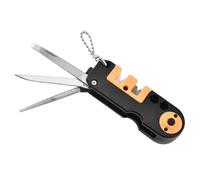 Cutner Outil de survie Cutter multifonction extérieur couteau de poche 6 en 1 outil de polissage outil de survie extérieur outil de survie