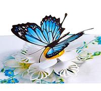 CUTPOPUP Butterfly - Carte de Fête des Mères Pop Up, Carte de Voeux d'Anniversaire 3D (Papillon) US8-AN120FR1515