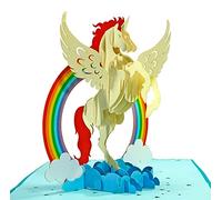 CUTPOPUP Carte d'anniversaire pop-up 3D Motif licorne