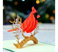 CUTPOPUP Carte de vœux cardinale pop-up 3D pour la fête des mères, la fête des mères, un anniversaire pour maman, Noël, une bonne année.