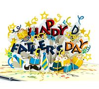 CUTPOPUP Carte fete des peres, Carte pop-up pour la fête des pères, Happy Fathers Day, fête des pères, carte de vœux d'anniversaire 3D (texte pour la fête des pères)