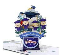 CUTPOPUP Carte pop-up 3D pour félicitations, remise de diplôme, lycée (Félicitations)