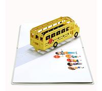 CUTPOPUP Carte pop-up 3D pour la rentrée scolaire, carte d'anniversaire, faite à la main