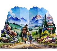 CUTPOPUP First Adventure, Carte pop-up 3D pour la fête des pères, carte de vœux d'anniversaire pour grand-père, papa, parrain, mari, fils (Première aventure) SD240FR1520