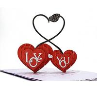 CUTPOPUP Heart Love - Cartes de Saint-Valentin pop-up, carte aimée 3D (Heart Love)