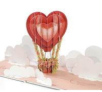 CUTPOPUP Platycodons Carte Anniversaire, Carte Saint Valentin, Carte Anniversaire de Mariage, Carte Anniversaire Femme, Carte Fete des Meres, Carte Fete des Peres US8-OC232FR