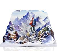 CUTPOPUP Rock Climbing, Carte pop-up Fête des Pères, Vœux d'anniversaire 3D, Carte de fête des Pères pour grand-père, papa, parrain, mari, fils (Rock Climbing) BD151FR1520
