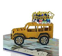 CUTPOPUP Truck Fathers Day, Carte fete des peres, Carte pop-up pour la fête des pères, carte de vœux d'anniversaire 3D (camion de la fête des pères)