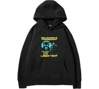 CUTTE Hoodie Helldivers 2 “Liber-Tea” pour Homme | Sweat À Capuche Gaming, Graphique Drôle pour Fans, Doux Et Décontracté-Black 1||x_s