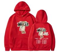CUTTE Produit Dérivé Officiel Morgan Wallen I'm The Problem Tour | Pull À Capuche Musique Country | Sweat-Shirt Unisexe (Rouge,4TG)