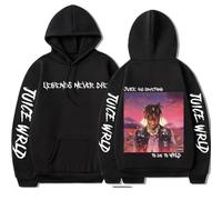CUTTE Sweat À Capuche Juice WRLD À Thème Legends Never Die | Motif 999, Unisexe Streetwear (Noir,M)