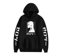 CUTTE Sweat Anime Darling in The Franxx Zero Two | Style Manga Streetwear Japonais, Pullover Unisexe Mi-Saison pour Femmes Et Hommes (Tableau A,M)