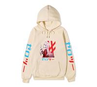 CUTTE Sweat Darling in The FranXX Zero Two - Coupe Unisexe, Style Anime Japonais (Khaki,M)