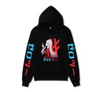 CUTTE Sweat Darling in The FranXX Zero Two - Coupe Unisexe, Style Anime Japonais (Schwarz,TTG)