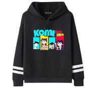 CUTTE Sweat Komi Can't Communicate - Komi Shouko Style Anime, Sweatshirt Imprimé Décontracté Unisexe (Environ 5-,TG)