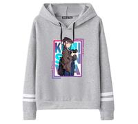 CUTTE Sweat Komi Can't Communicate - Komi Shouko Style Anime, Sweatshirt Imprimé Décontracté Unisexe (Gris 2-,S)