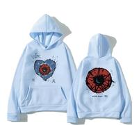 CUTTE Sweat The Cure Friday I'm in Love Officiel | Produit Licencié | Sweat-Shirt Homme Collection Groupe (Bleu Clair,3TG)