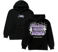 CUTTE XPLR Sam and Colby Hell Week Collection Officielle | Pull À Capuche Fighting Demons | Merch Halloween Unisexe (Noir,TG)
