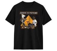 CUTTEE Angine De Poitrine UK Tour 2026 Hoodie, Masque Triangle Graphique, Pullover Unisex-Black1||s