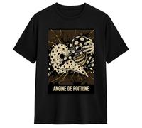CUTTEE Angine De Poitrine UK Tour 2026 Hoodie, Masque Triangle Graphique, Pullover Unisex-Black4||3X_l