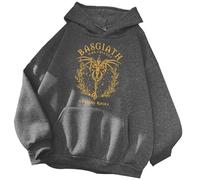 CUTTEE Cavalier De Dragon Fourth Wing Basgiath Sweat À Capuche | Romantasy Fantasy Unisexe, Pull pour Passionnés De Livres Et Fans-Gray||s