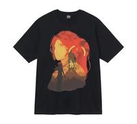 CUTTEE Expedition 33 Clair Obscur T-Shirt - Design Silhouette Rousse, Coton Doux. Un Merch Fantasy RPG Idéal pour Les Joueurs-Black||l