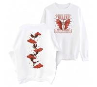 CUTTEE Fourth Wing “I Will Not Die Today” Dragon Rider Sweatshirt - Violent Little Thing, Unisex Bookish Pullover for Book Lovers-White||m