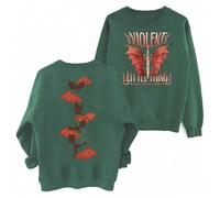 CUTTEE Fourth Wing “I Will Not Die Today” Dragon Rider Sweatshirt - Violent Little Thing, Unisex Bookish Pullover for Book Lovers-Green||x_s