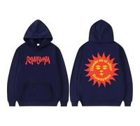CUTTEE Rawayana Hoodie Dónde ES El After 2026 Tour Sun Logo, Sweatshirt Unisex Pullover-Nery Blue||l