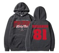 CUTTEE Sweat À Capuche Ottawa Centaurs Rozanov 81 | Heated Rivalry Ilya Rozanov 81 Hockey sur Glace, Coton Vintage Délavé, Fan Merch Game Changers-Dark Gray||3X_l