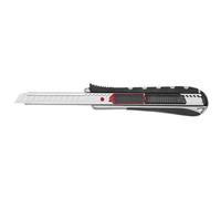 Cutter 2-en-1, lame: 18 mm, noir/rouge