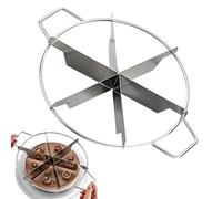 Cutter à entier - Diviseur en acier inoxydable, outil de cuisson antiadhésif | Gadget de tranche de pâte de précision, presse à coupe à plusieurs coupes, ustensile de poignée ergonomique pour le