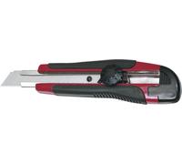 Cutter à lame sécable avec molette de réglage 18 mm avec 3 lames