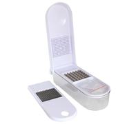 Cutter alimentaire à portée de main - coupeur de légumes portable en acier inoxydable, cuisine durable et coupeur de pommes de terre sans rouille | râper de cuisine multifonction facile à transporter
