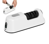 Cutter automatique Sharpener - 3 niveaux de précision rechargeable | Serrated Cutter Sharpener Outils de cuisine | For Home Apartment Restaurant Camping Famille Débutant Chef Intérieur Extérieur École