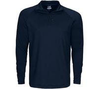 Cutter & Buck - Haut "Coos Bay" avec demi-zip pour hommes UB1122 (L) (Bleu marine foncé)