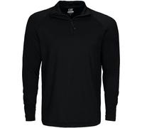 Cutter & Buck - Haut "Coos Bay" avec demi-zip pour hommes UB1122 (XL) (Noir)