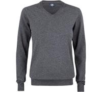 Cutter & Buck - Sweat-shirt col V "Oakville" pour femme UB1112 (M) (Anthracite chiné)
