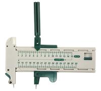 Creotime Cutter compas Coupe-cercle 7,5 cm blanc/vert