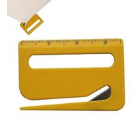 Cutter de lettres pour enveloppes - Outil d'ouverture de l'enveloppe | PP OUTIL DE COUPE 9.5X6.3X0.3CM AVEC LINEAL GAGNIFING GASE POUR ENRRÊT LETTRES PAPIERS DOCUMENTS ÉCOLE DE POST