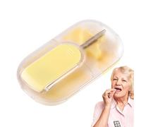 Cutter de pilules, broyeur de comprimés, Tiny Pill Cutter réutilisable, Boîte de médecine portable, boîte de rangement à tablette polyvalente pour une utilisation quotidienne, à la maison, à l'école