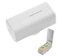 Cutter De Pilules - Chaste De Splitter De Pilules | Cas De Stockage De Distributeur De Voyage | Diviseur De Supplément Multifonctionnel | Transporteur De Médicament Avec Conception Compacte Pour